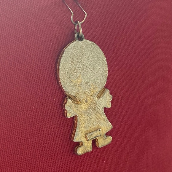 VTG 1970s Raggedy Ann Doll Enamel Pendant - Picture 12 of 13